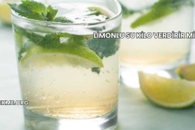 Limonlu Su Kilo Verdirir mi?