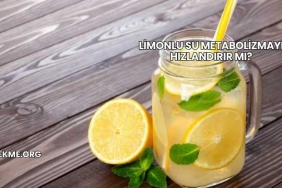 Limonlu Su Metabolizmayı Hızlandırır mı?