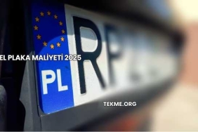 Özel Plaka Maliyeti 2025