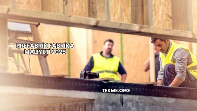 Prefabrik Fabrika Maliyeti 2025