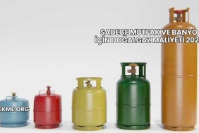 Sadece Mutfak ve Banyo İçin Doğalgaz Maliyeti 2025