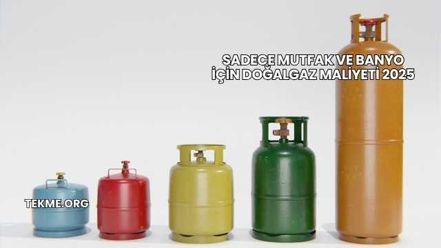 Sadece Mutfak ve Banyo İçin Doğalgaz Maliyeti 2025