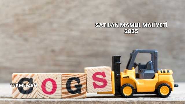 Satılan Mamul Maliyeti 2025