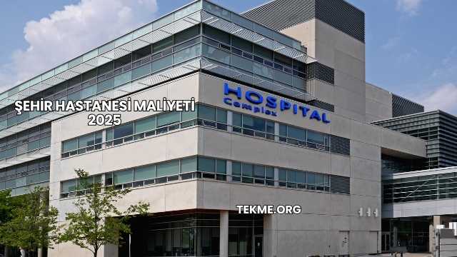 Şehir Hastanesi Maliyeti 2025