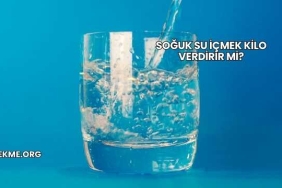 Soğuk Su İçmek Kilo Verdirir mi?