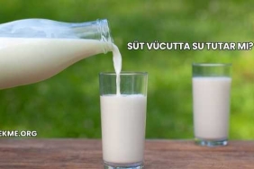 Süt Vücutta Su Tutar mı?