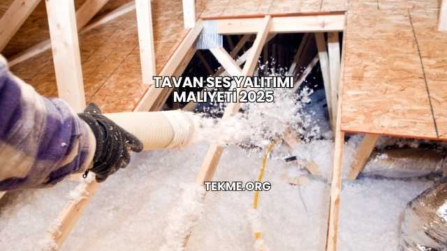 Tavan Ses Yalıtımı Maliyeti 2025