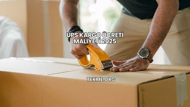 UPS Kargo Ücreti Maliyeti 2025