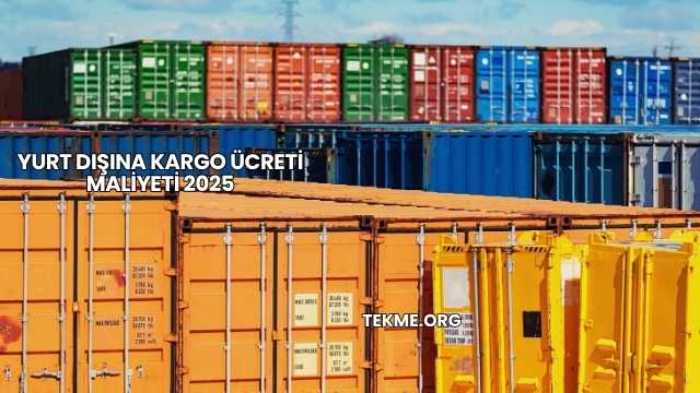 Yurt Dışına Kargo Ücreti Maliyeti 2025