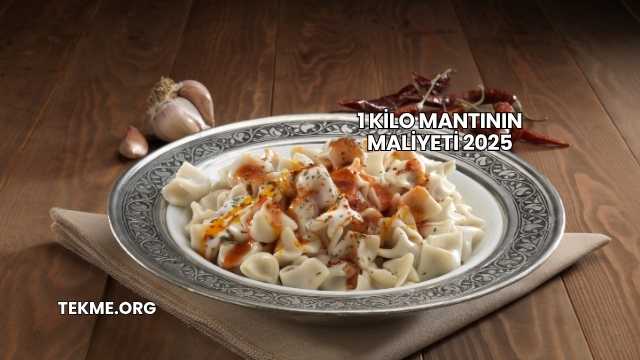 1 Kilo Mantının Maliyeti 2025