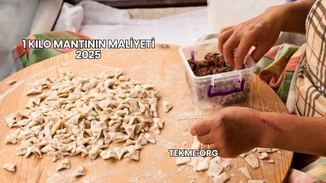 1 Kilo Mantının Maliyeti 2025
