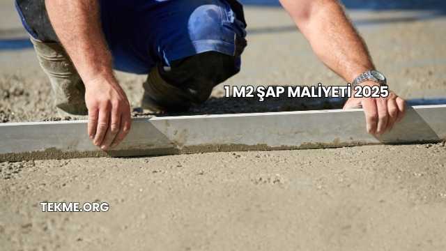 1 M2 Şap Maliyeti 2025
