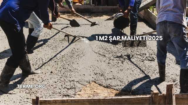 1 M2 Şap Maliyeti 2025
