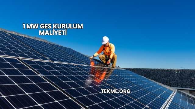 1 MW GES Kurulum Maliyeti