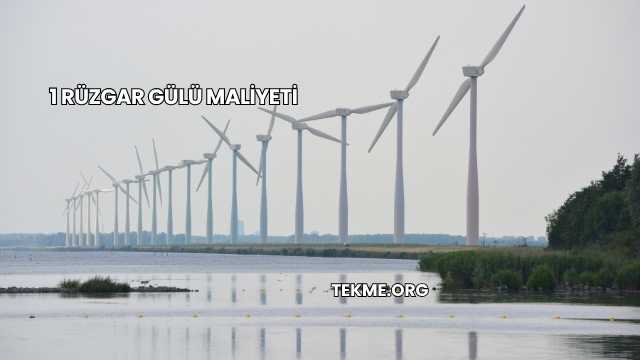1 Rüzgar Gülü Maliyeti