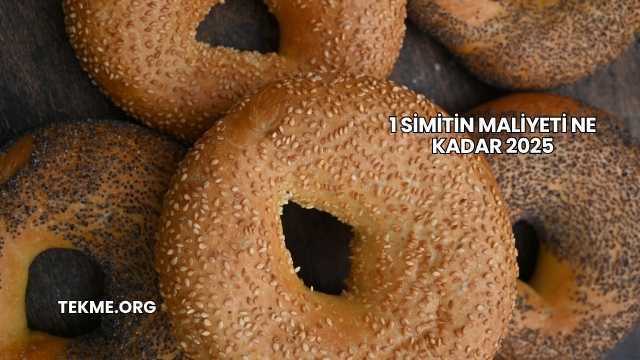 1 Simitin Maliyeti Ne Kadar 2025
