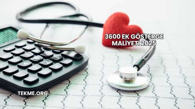 3600 Ek Gösterge Maliyeti 2025
