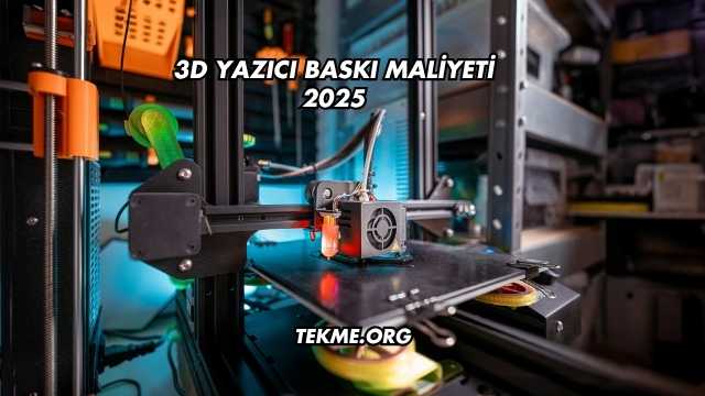 3D Yazıcı Baskı Maliyeti 2025
