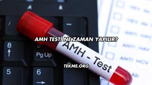 AMH Testi Ne Zaman Yapılır?