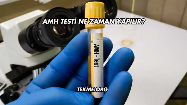 AMH Testi Ne Zaman Yapılır?