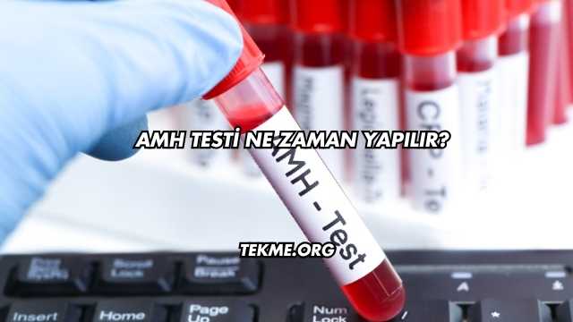 AMH Testi Ne Zaman Yapılır?