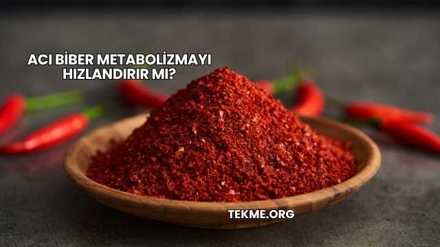 Acı Biber Metabolizmayı Hızlandırır mı?