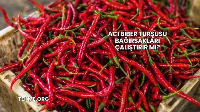 Acı Biber Turşusu Bağırsakları Çalıştırır mı?