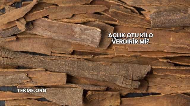 Açlık Otu Kilo Verdirir mi?