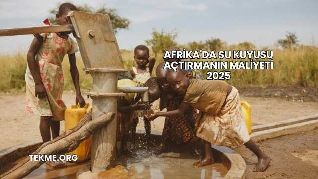 Afrika'da Su Kuyusu Açtırmanın Maliyeti 2025