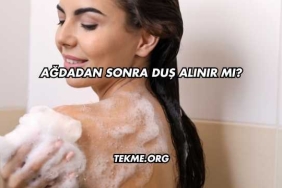 Ağdadan Sonra Duş Alınır mı?