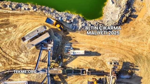 Altın Çıkarma Maliyeti 2025