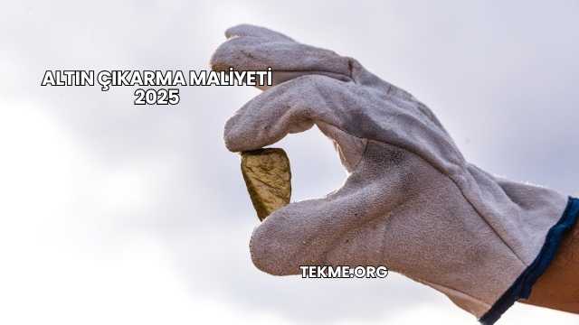 Altın Çıkarma Maliyeti 2025
