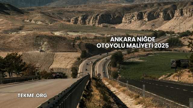 Ankara Niğde Otoyolu Maliyeti 2025