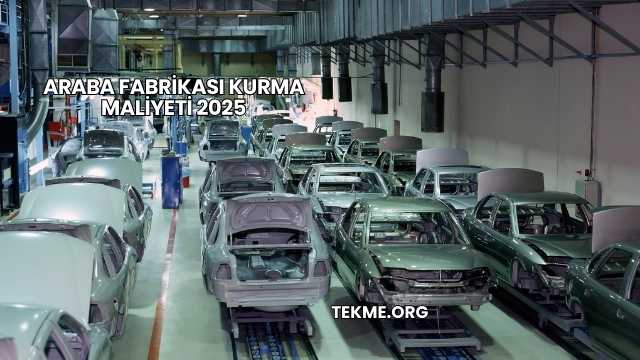 Araba Fabrikası Kurma Maliyeti 2025