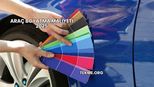 Araç Boyatma Maliyeti 2025