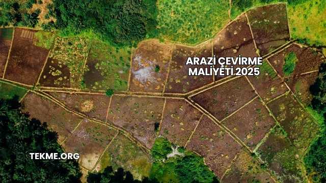 Arazi Çevirme Maliyeti 2025