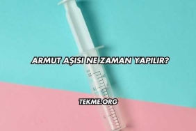 Armut Aşısı Ne Zaman Yapılır?