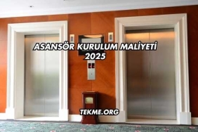 Asansör Kurulum Maliyeti 2025