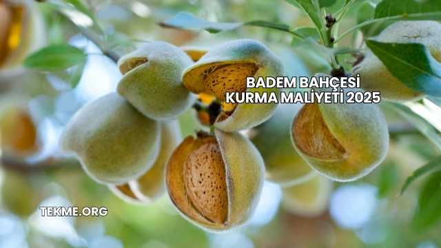 Badem Bahçesi Kurma Maliyeti 2025