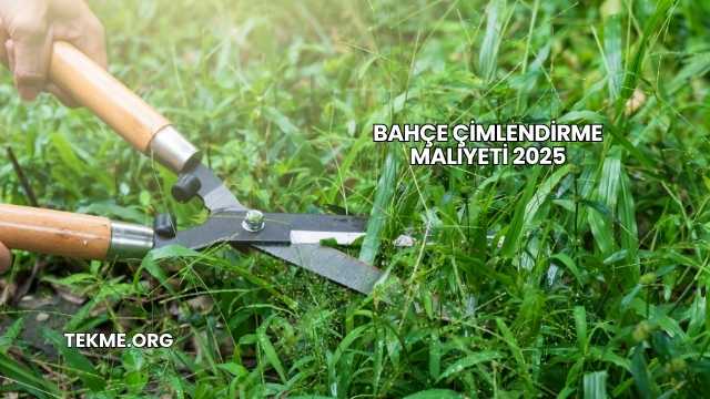 Bahçe Çimlendirme Maliyeti 2025