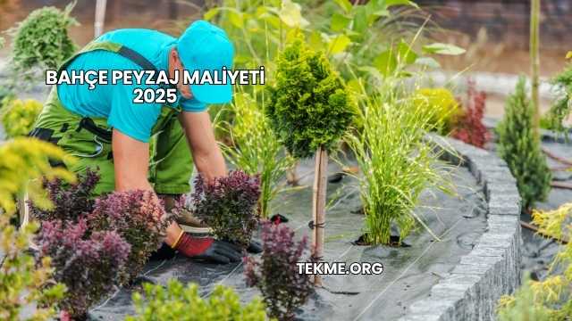 Bahçe Peyzaj Maliyeti 2025