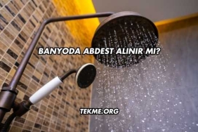 Banyoda Abdest Alınır mı?