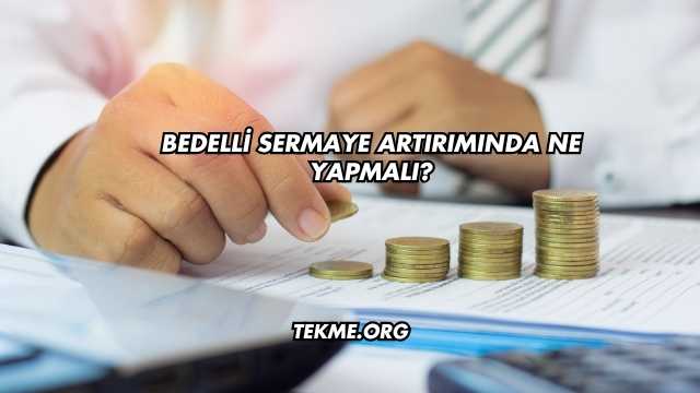 Bedelli Sermaye Artırımında Ne Yapmalı?