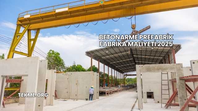 Betonarme Prefabrik Fabrika Maliyeti 2025