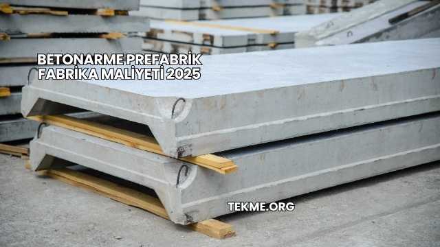 Betonarme Prefabrik Fabrika Maliyeti 2025