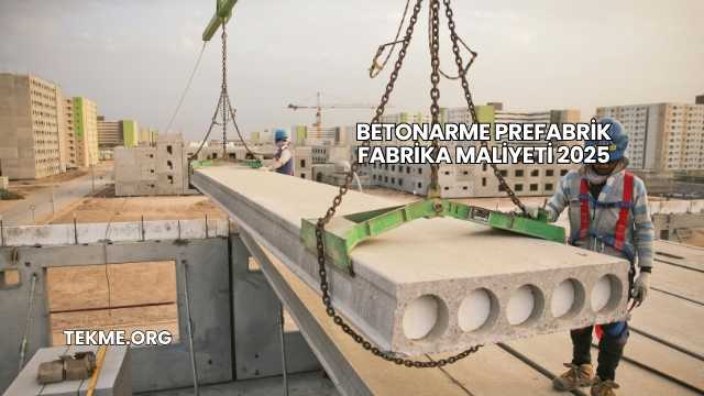 Betonarme Prefabrik Fabrika Maliyeti 2025