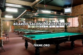 Bilardo Salonu Maliyeti 2025