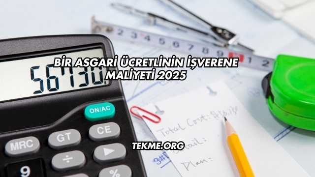 Bir Asgari Ücretlinin İşverene Maliyeti 2025