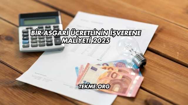 Bir Asgari Ücretlinin İşverene Maliyeti 2025