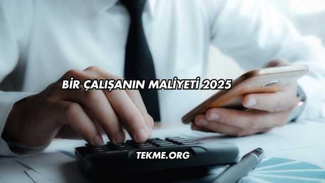 Bir Çalışanın Maliyeti 2025